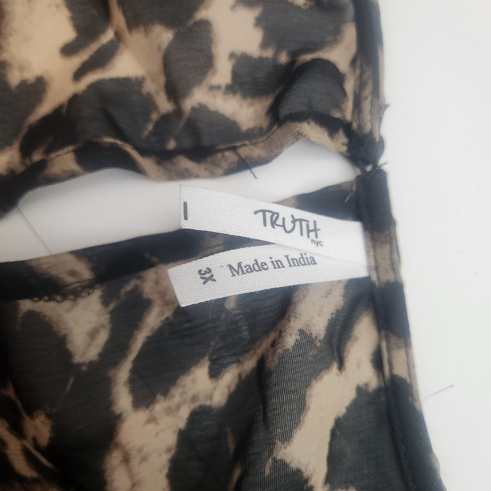 Truth Leopard Print Ruffle Top - Picture 7 of 8